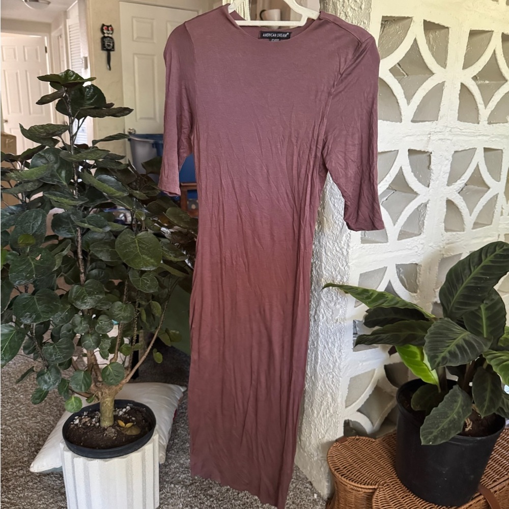Mauve Midi Dress